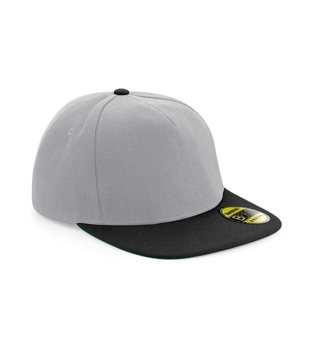 Casquette à visière plate adulte - B660 - gris et noir-1