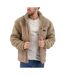 Veste Sherpa Marron Homme SUPERDRY Workwear Hybrid - 3XL