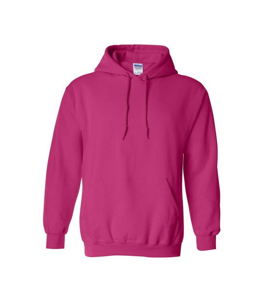 Sweatshirt à capuche unisexe rose foncé Gildan