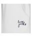 Womens/ladies Jersey Shorts White Lazy Jacks-3