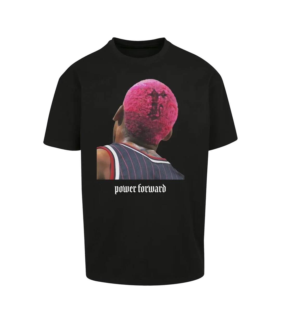 T-shirt Power Forward Homme Noir Mister Tee-1