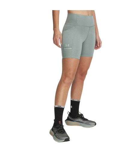 Short De Compression Launch Bermuda Femme Vert Under Armour