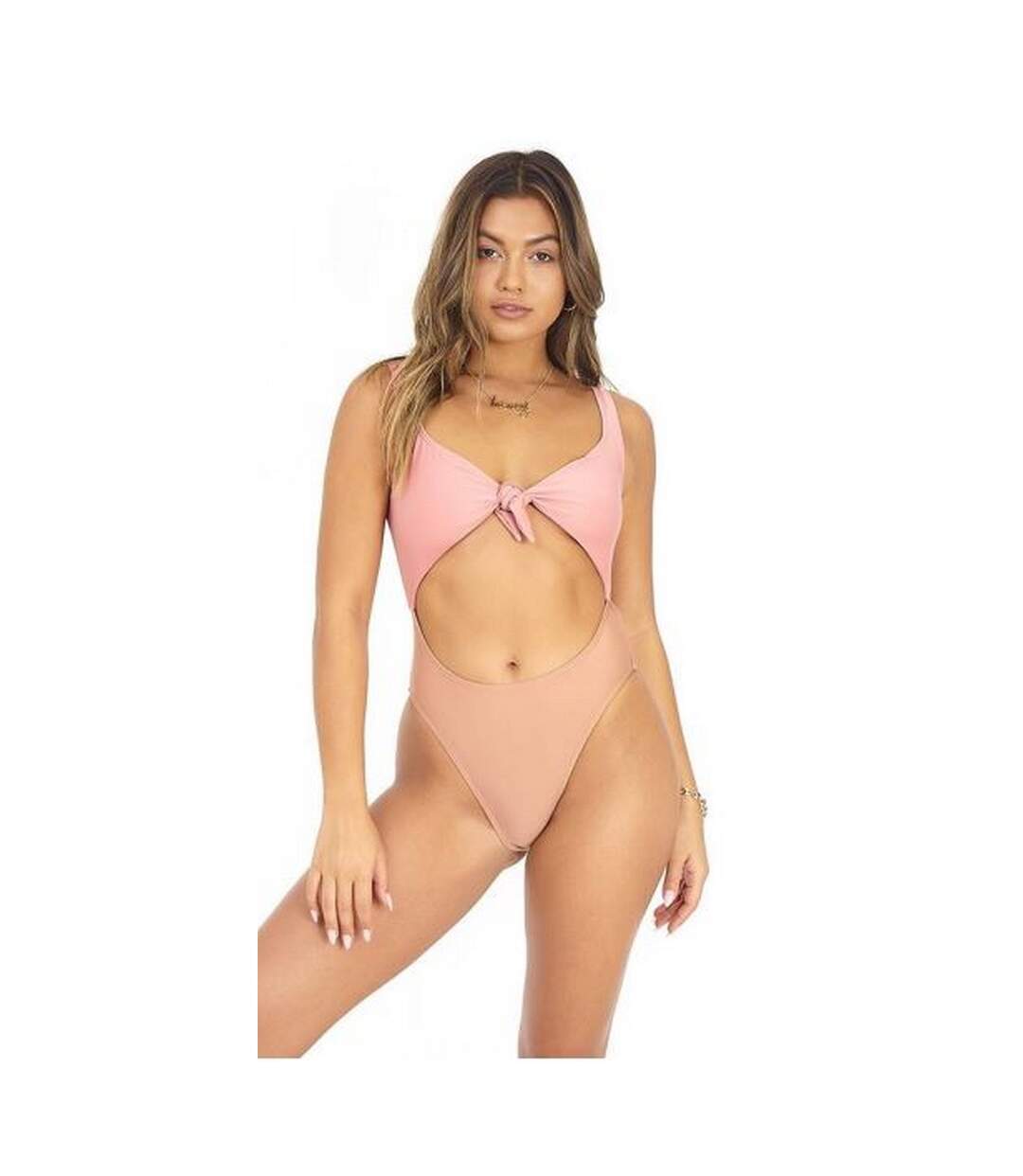 Maillot de bain femme beige / rose clair Brave Soul-3