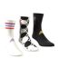 X3 paires de chaussettes blanc/noir homme adidas pride-1