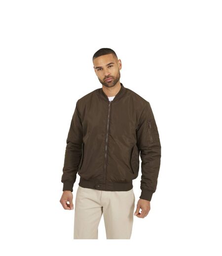 Blouson Aviateur Homme Marron Brave Soul