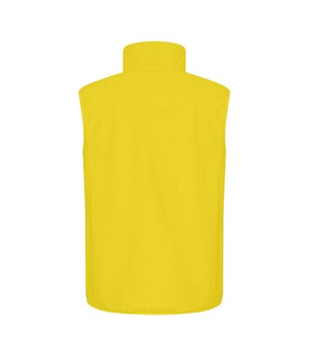 Veste Softshell Classic Homme Jaune Clique