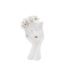 Vase Déco en Porcelaine Woman Mask 27cm Blanc-1