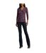 Womens/ladies All-over Print Ruched Wrap Top Fuchsia Multicoloured Ralph Lauren-3