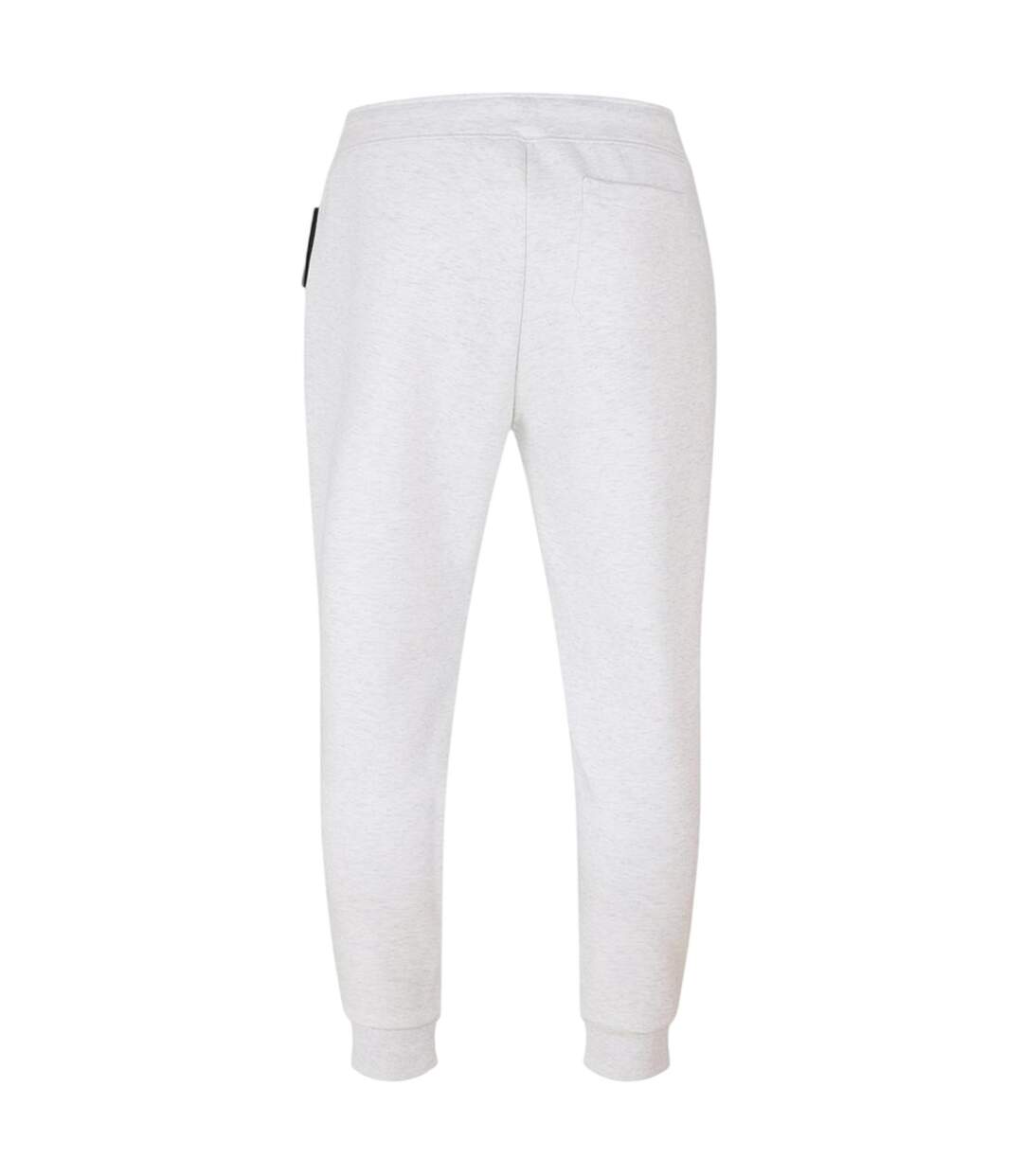 Mens Heather Plain Slim Joggers White Ralph Lauren-2