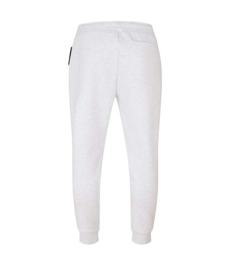 Mens Heather Plain Slim Joggers White Ralph Lauren