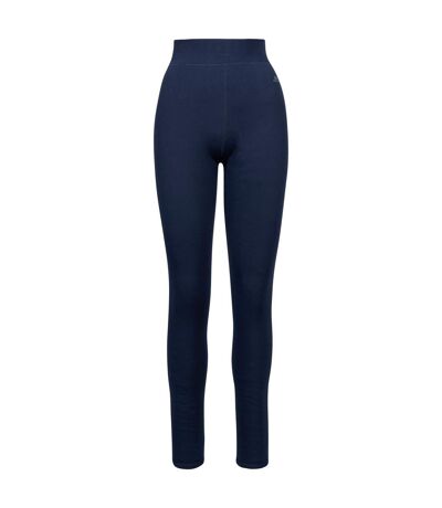 Womens/ladies fuzzy sherpa leggings navy Trespass