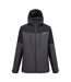 Mens Highton Two Tone Waterproof Stretch Insulated Jacket Ash Black Regatta-2