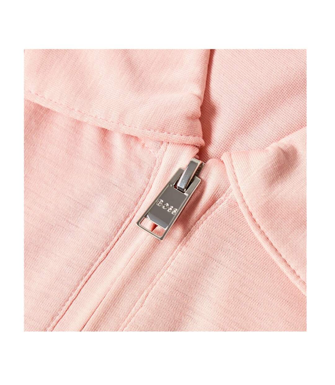 Polo Motif/style Logo Homme Rose Clair Boss-4