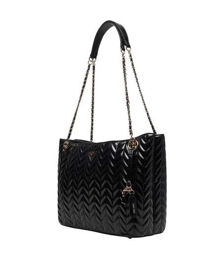 Sac À Main Motif/style Matelassé Taille Unique Noir Guess