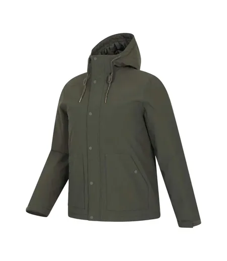 Mens Oak Waterproof Jacket Khaki Green Mountain Warehouse