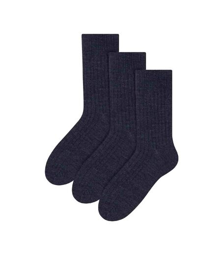 Steven - 3 Paires Homme Chaussettes Laine Alpaga Randonnée Chaudes