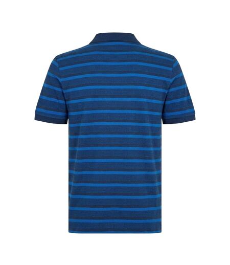 Mens Striped Polo Shirt Yale Blue Original Penguin