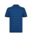 Mens Striped Polo Shirt Yale Blue Original Penguin-2