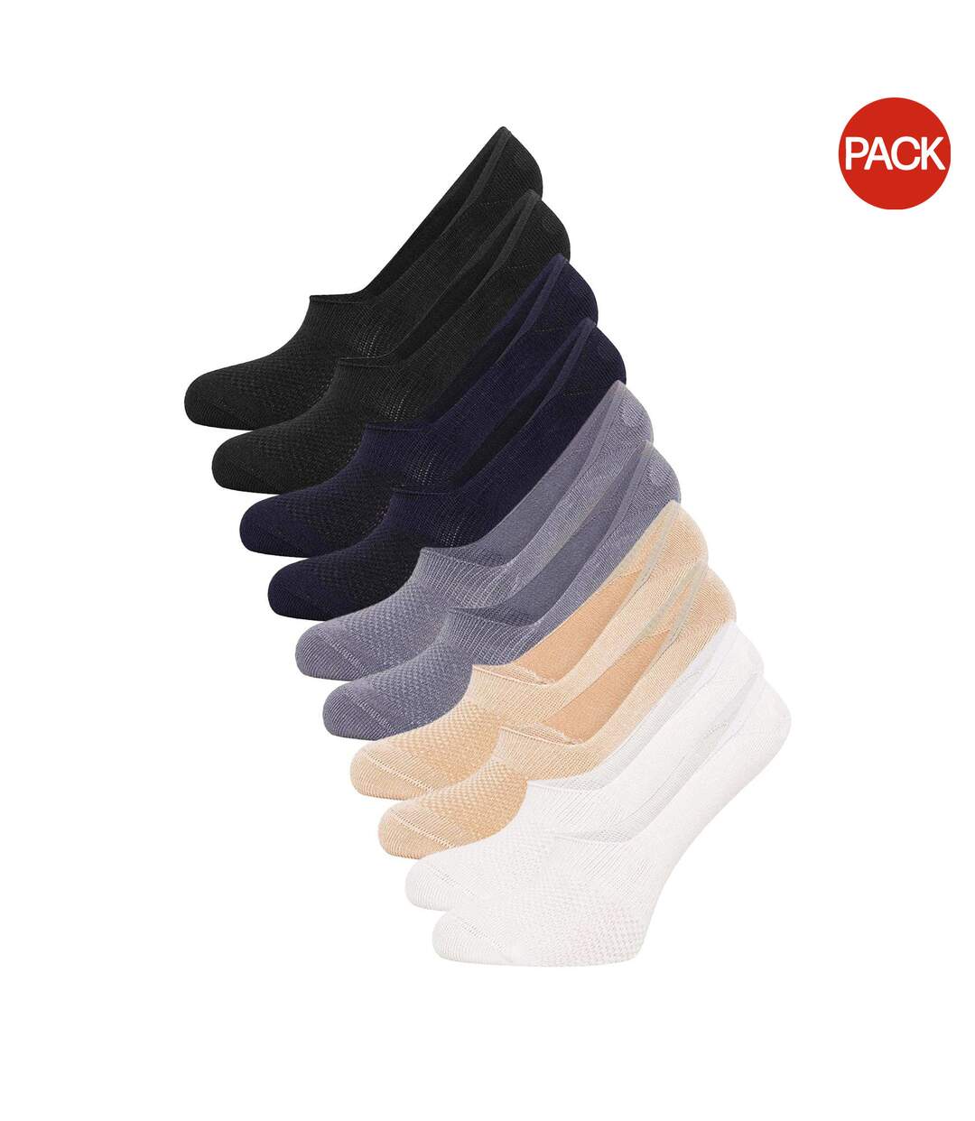 Socquettes Femme Gris Foncé Soxy-1