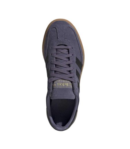 Baskets Handball Spezial Enfant Rose Violet Noir Adidas