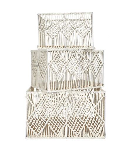 Lot de 3 boites de rangement collection GIGOGNE