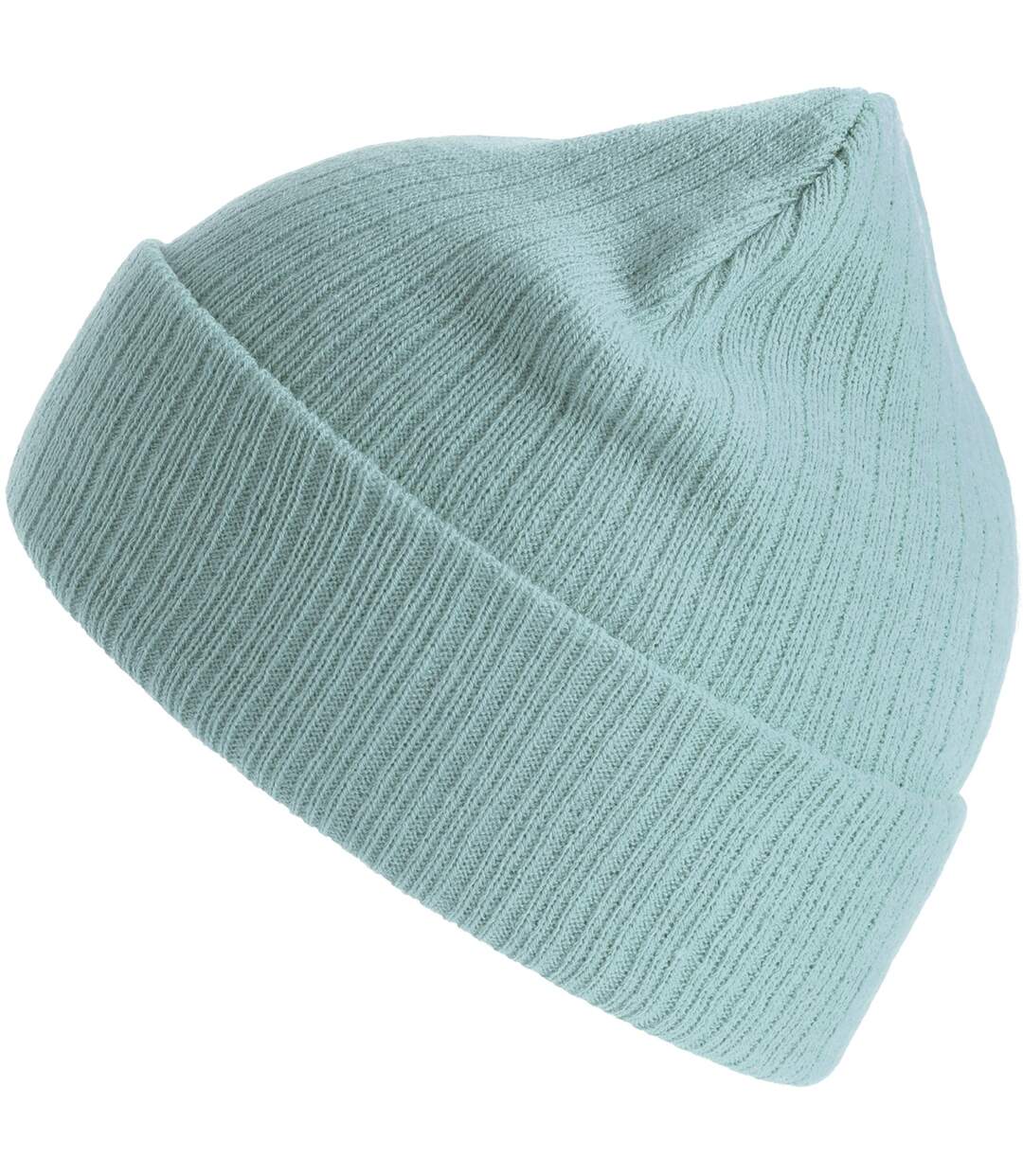 Unisex adult rio ribbed recycled beanie light blue Atlantis-1