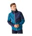 Mens Deserto Ii Colour Block Waterproof Jacket Moroccan Blue Navy Regatta-1