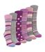 Sock Snob- Lot De 6 Chaussettes Femme Bambou Respirantes Motifs Quotidien-1