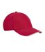 Casquette De Baseball Earthaware Classic Rouge Classique Blanc Beechfield-1