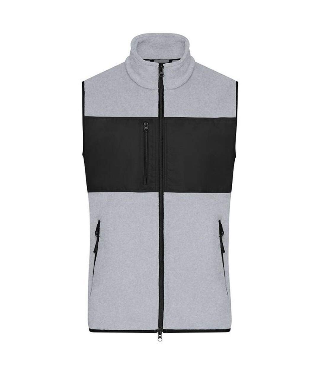 Gilet polaire sans manches - Homme - JN1310 - gris clair mélange