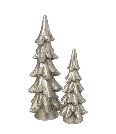 Sapin de Noël sur Socle Party 74cm Argent