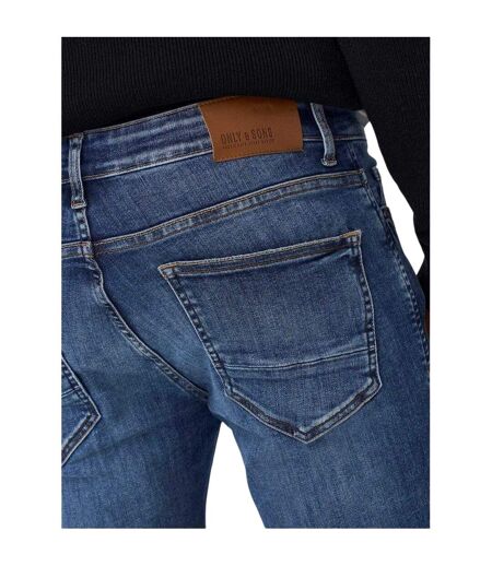 Jean Homme Bleu Denim Only And Sons