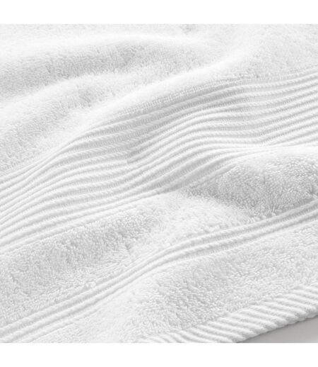 Drap de bain DAYTA - Eponge unie 500 g/m² - 90 x 150 cm - Blanc