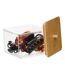 Boîte de 6 Pinces à Cheveux Selena 9cm Transparent-1