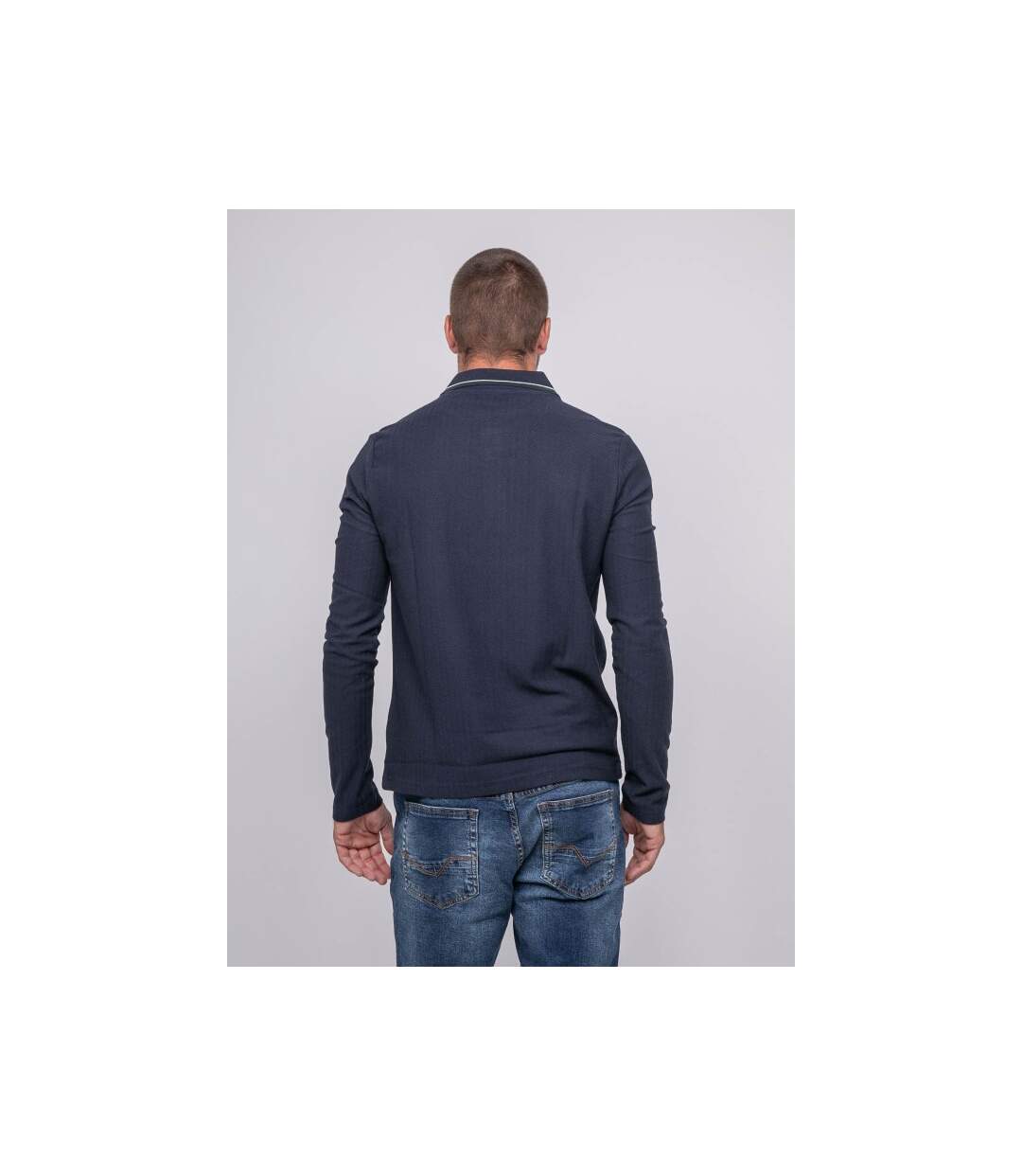 Polo maille heringbone PASTITCH-2