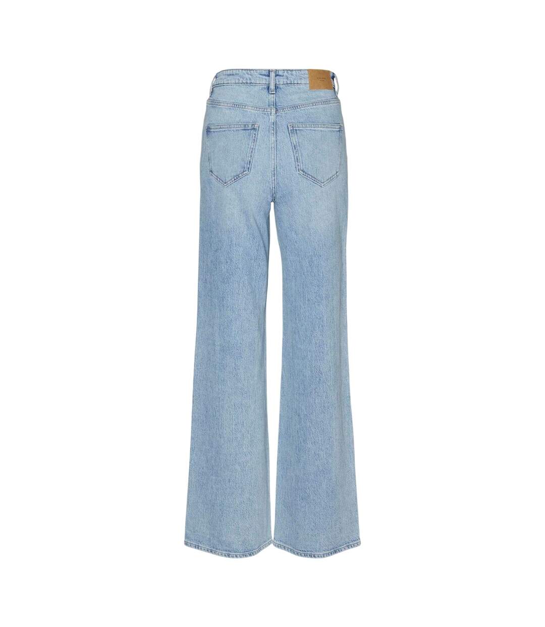 Womens/ladies Ra339 Wide Leg Jeans Light Blue Vero Moda-2