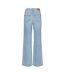 Womens/ladies Ra339 Wide Leg Jeans Light Blue Vero Moda-2