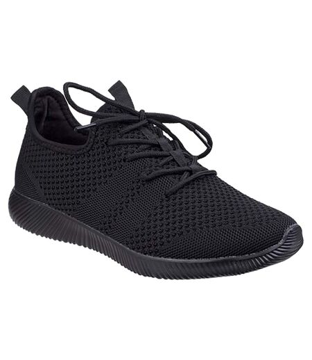 Divaz Womens/Ladies Heidi Knit Shoes (Black) - UTFS5108
