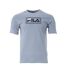 T-shirt bleu clair homme fila build - l-1