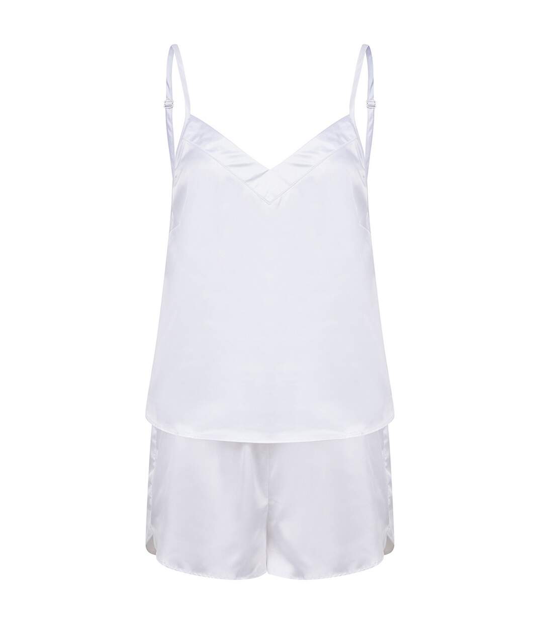 Ensemble de pyjama court femme blanc Towel City-1