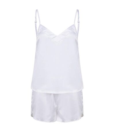 Ensemble de pyjama court femme blanc Towel City