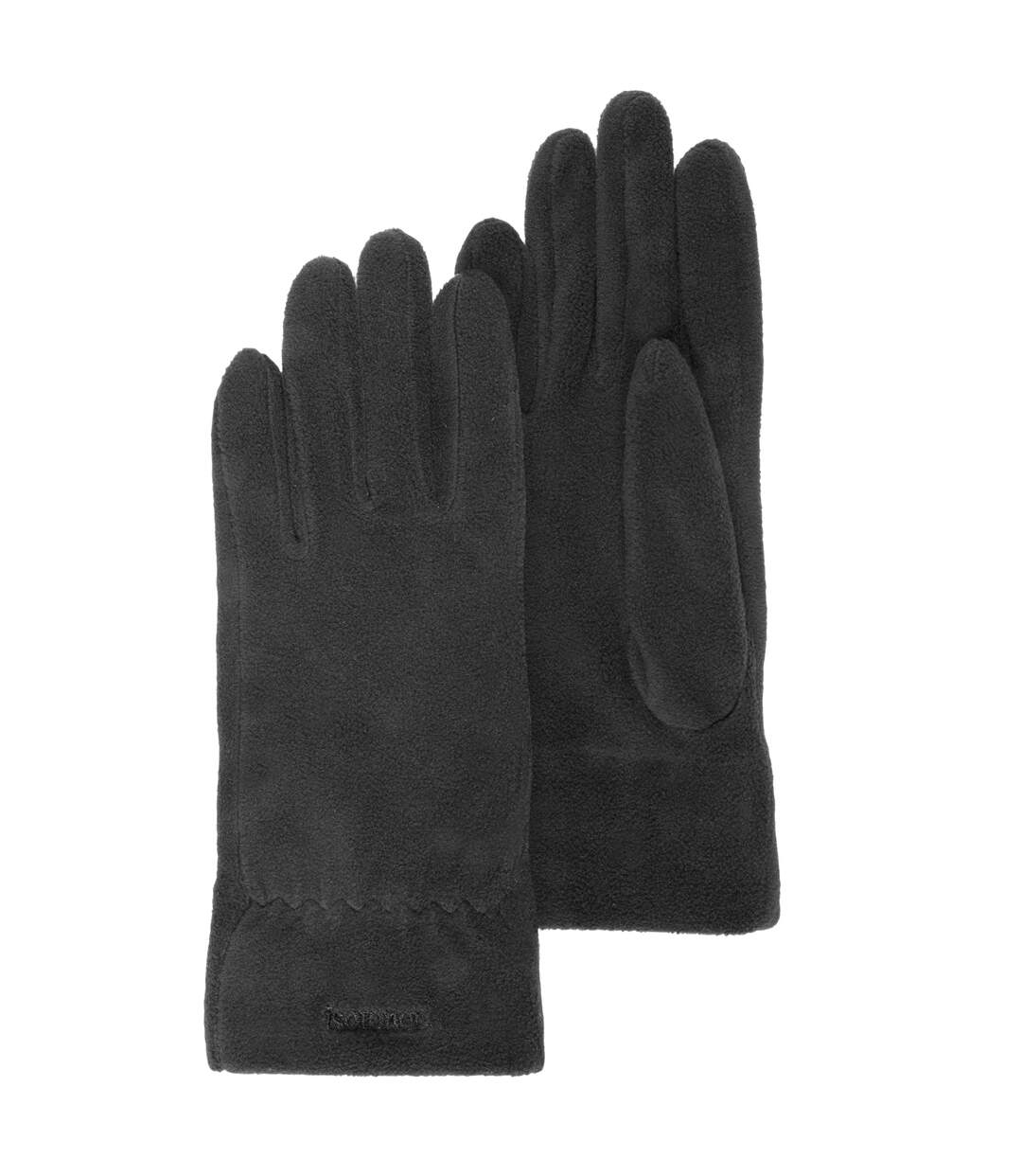 Isotoner Gants femme résistants à l'eau, en polaire stretch, non doublés-2