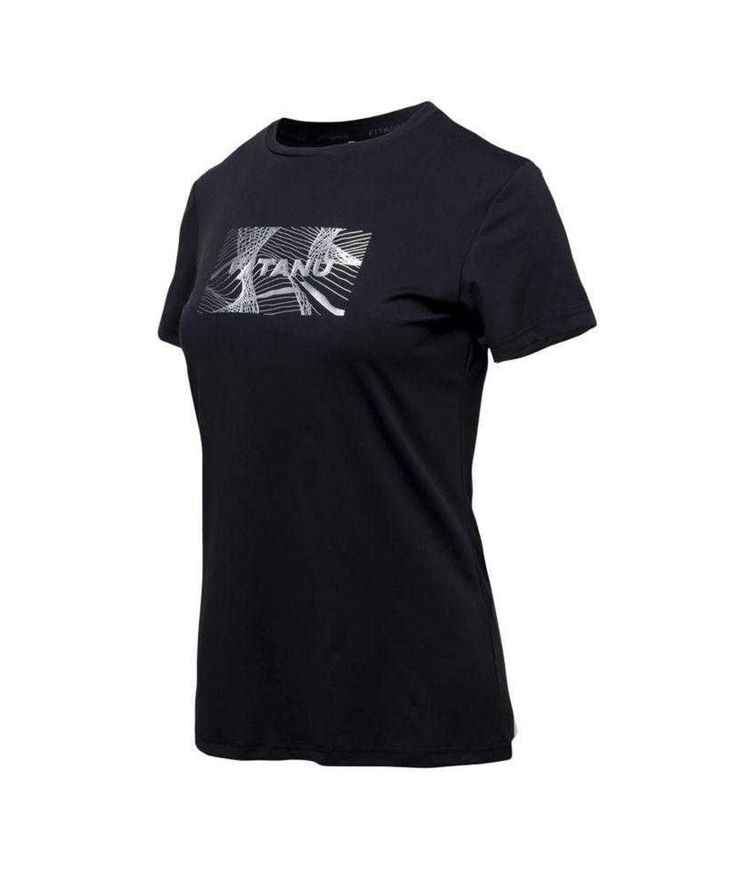 T-shirt Fanola Femme Noir Fitanu-3