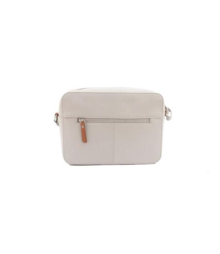 Eastern Counties Leather Womens/Ladies Helen Leather Purse (Ivory/Tan) (One Size) - UTEL432