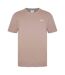 Mens 3d Logo T-shirt Dark Beige Slazenger-1