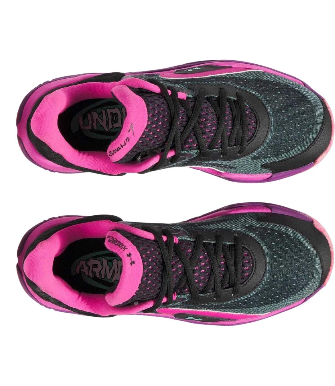 Mens Spawn 7 Basketball Shoes Black Under Armour-3