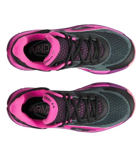 Mens Spawn 7 Basketball Shoes Black Under Armour