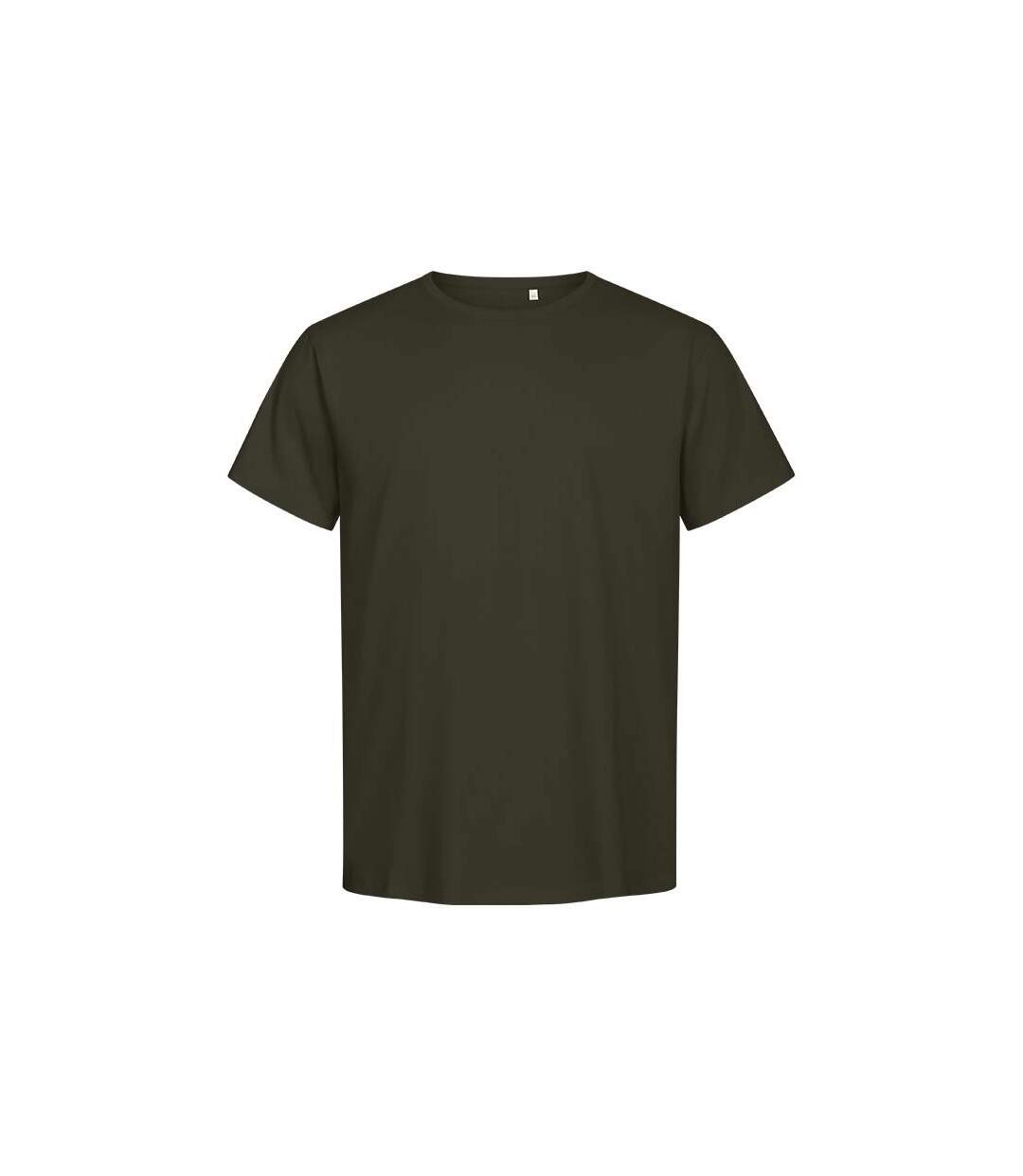 T-shirt Premium Homme Vert Kaki Promodoro-1