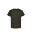 T-shirt Premium Homme Vert Kaki Promodoro-1