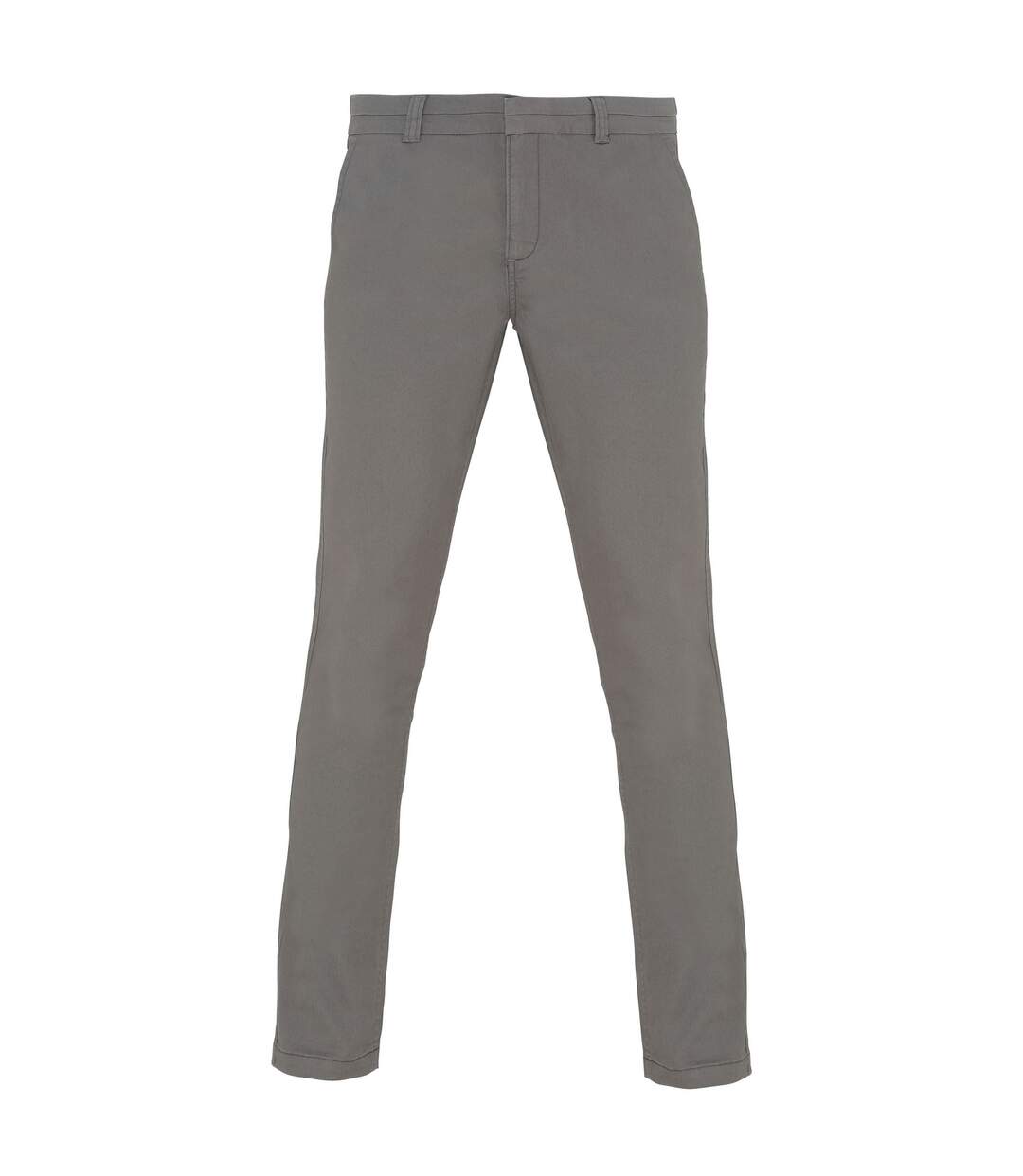 Pantalon style chino femme gris Asquith & Fox-1